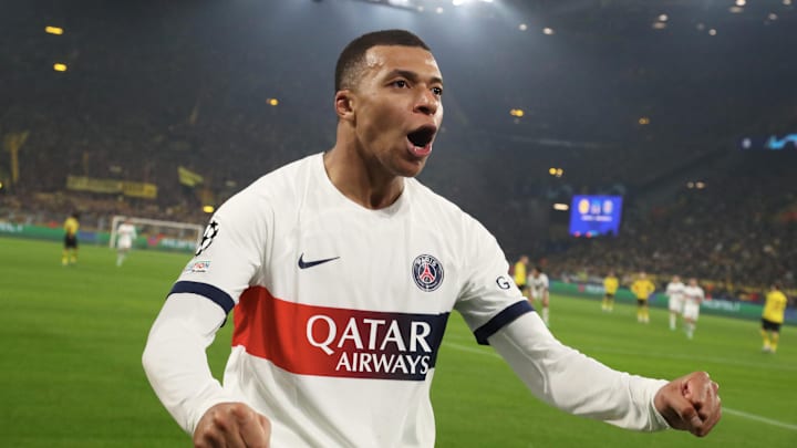 Mbappé en décembre 2023 à Dortmund