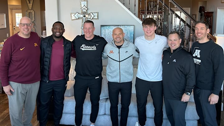 Roman Voss and the entire Gophers offensive coaching staff