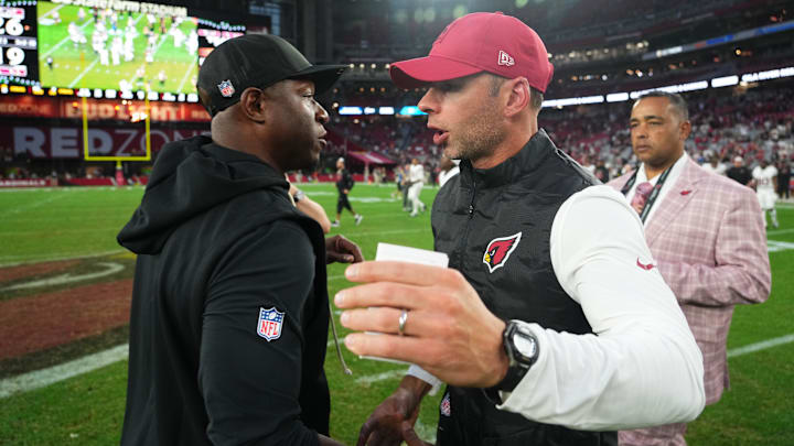 Raheem Morris and Jonathan Gannon Raheem Morris and Jonathan Gannon