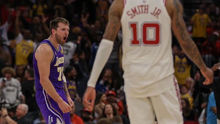 Luka Dončić has been on an absolute roll to power the Lakers to a seven-game win streak. 