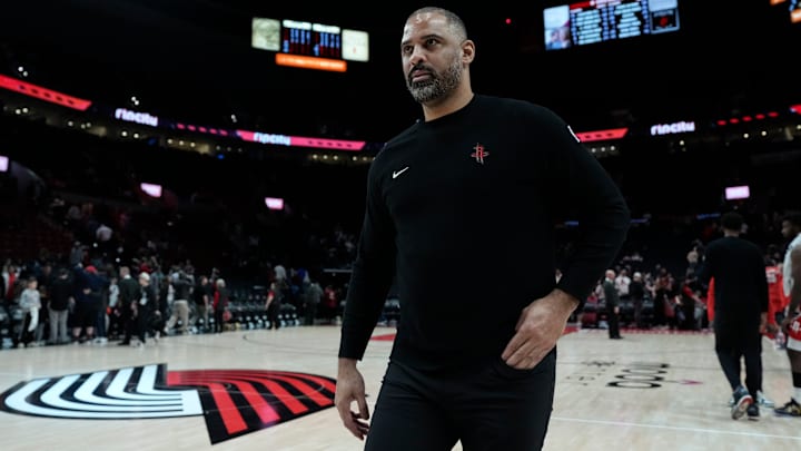 Houston Rockets head coach Ime Udoka