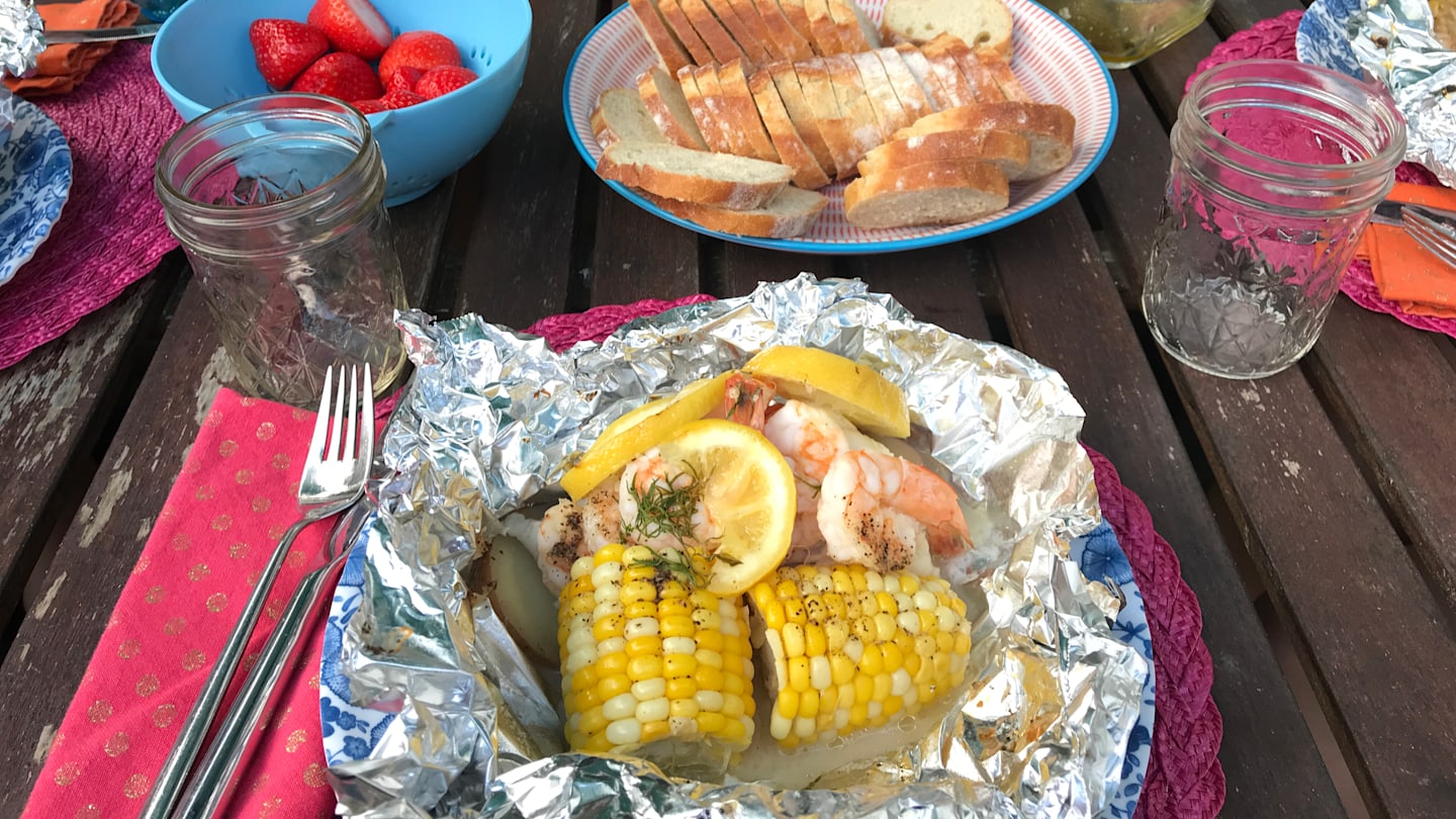This Foil Packet Shrimp Boil Is Perfect for Your Next Camping Trip