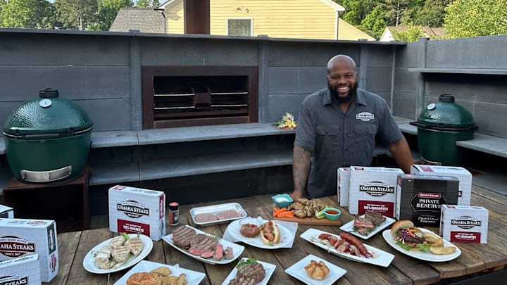 Chef David Rose lights the grill with all the summer must-have food items