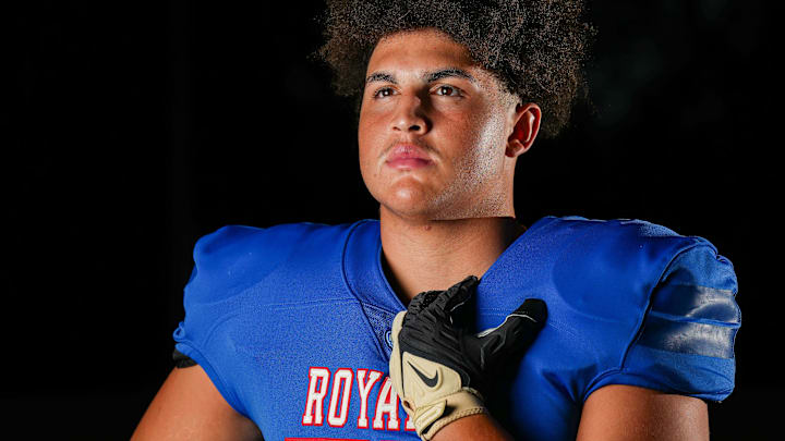 Hamilton Southeastern's Cameron Gorin poses for a photo Wednesday, July 17, 2024, at Brebeuf Jesuit Preparatory School in Indianapolis.