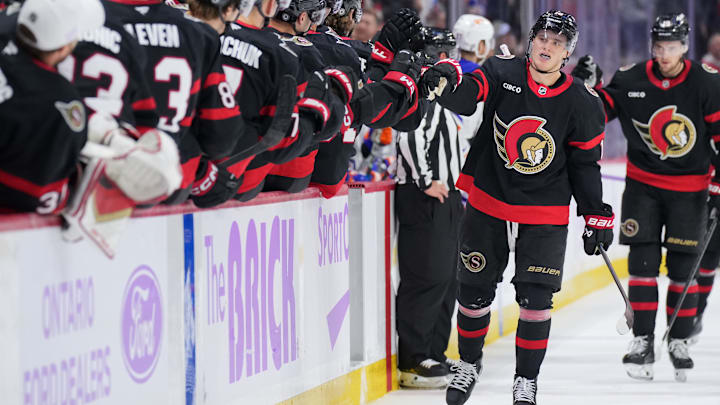 Tim Stützle, Edmonton Oilers v Ottawa Senators