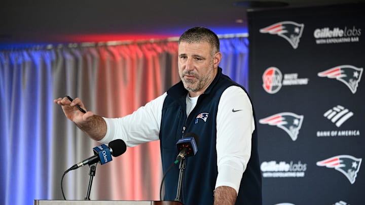 Vrabel was hired as the Patriots' head coach in January.