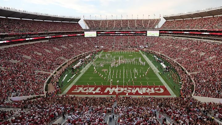 Overview of Bryant Denny Stadium in Tuscaloosa, AL on Saturday, Sep 6, 2025.