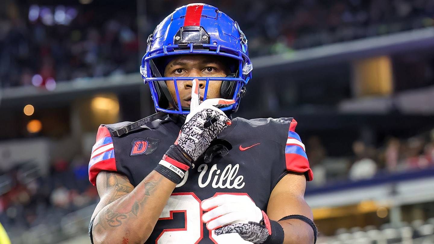 Caden Durham, former Texas high school football star, has breakout day ...