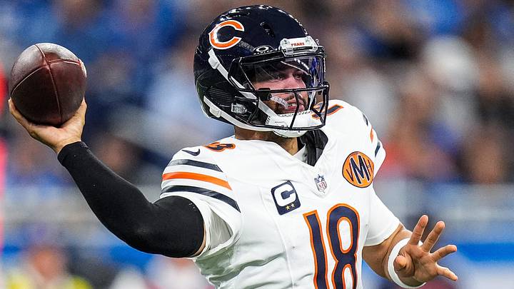 Chicago Bears quarterback Caleb Williams. Chicago Bears quarterback Caleb Williams.
