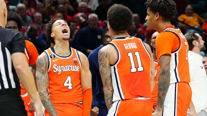 Syracuse basketball battles Kansas on Tuesday at the Players Era Festival. Here is how to watch and the latest betting odds.
