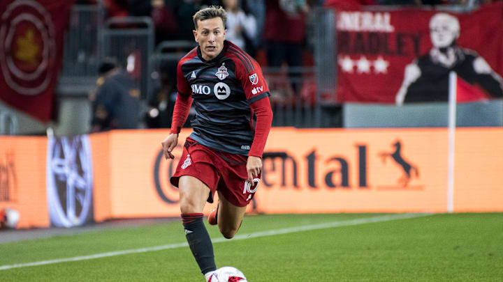 Federico Bernardeschi #10 seen in action during the MLS game...