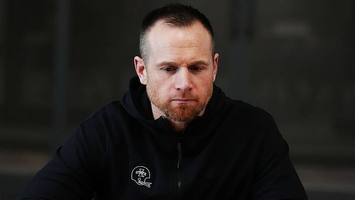 Iowa State offensive coordinate Tyler Roehl talks to media during a media opportunity at Stark Performance center on Feb. 11, 2026, in Ames, Iowa. Iowa State offensive coordinate Tyler Roehl talks to media during a media opportunity at Stark Performance center on Feb. 11, 2026, in Ames, Iowa.