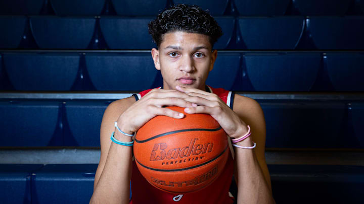 Veterans Memorial junior Billy White III is the All-South Texas Boys Basketball MVP on April 3, 2025, in Corpus Christi, Texas. Veterans Memorial junior Billy White III is the All-South Texas Boys Basketball MVP on April 3, 2025, in Corpus Christi, Texas.