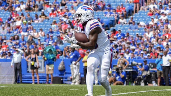 Former second-round pick KJ Hamler has been released by the Bills.