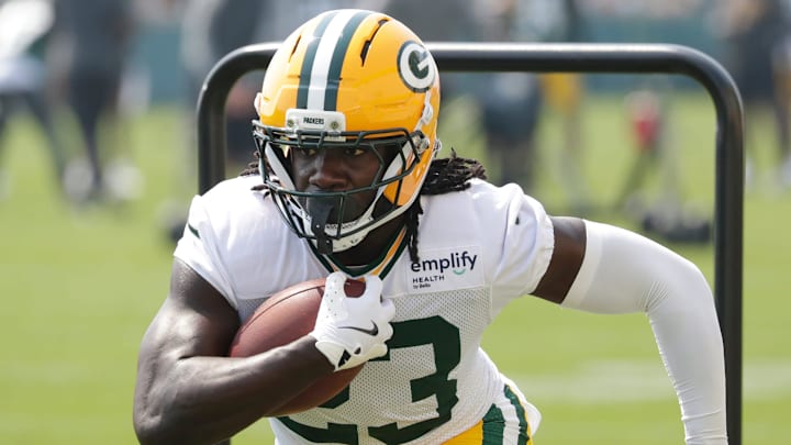 Green Bay Packers running back Israel Abanikanda