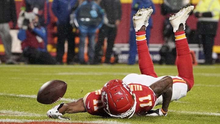 Nov 20, 2023; Kansas City, Missouri, USA; Kansas City Chiefs wide receiver Marquez Valdes-Scantling