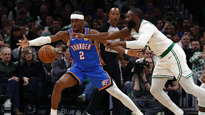 Shai Gilgeous-Alexander said the Thunder failed the test against the Celtics on Wednesday night. 