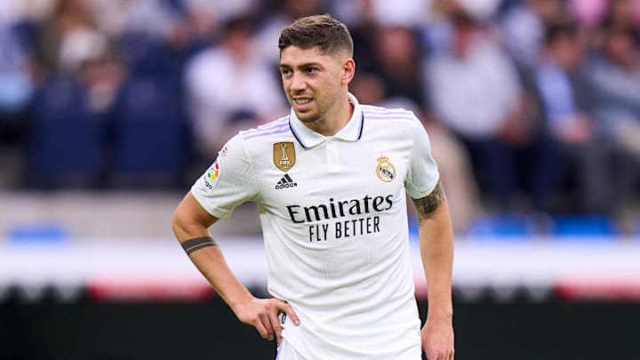 Fede Valverde avec les couleurs du Real Madrid