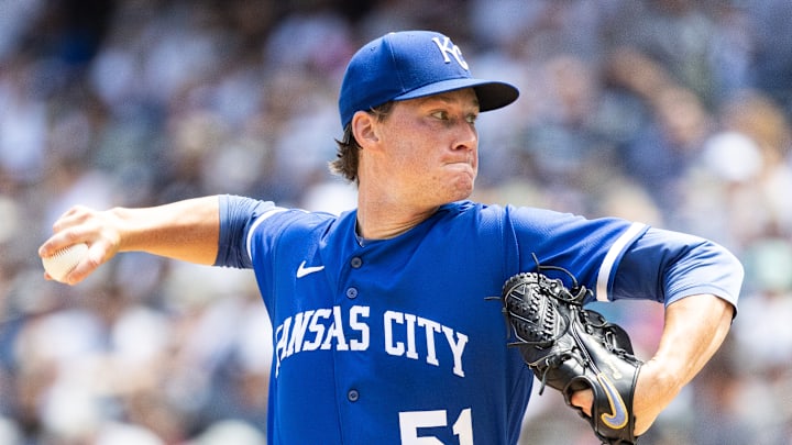 Kansas City Royals pitcher Brady Singer