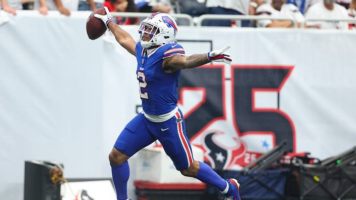 DJ Moore had a stellar debut for the Bills on Sunday. DJ Moore had a stellar debut for the Bills on Sunday.
