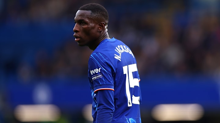 Nicolas Jackson joined the melee between Chelsea and Nottingham Forest players
