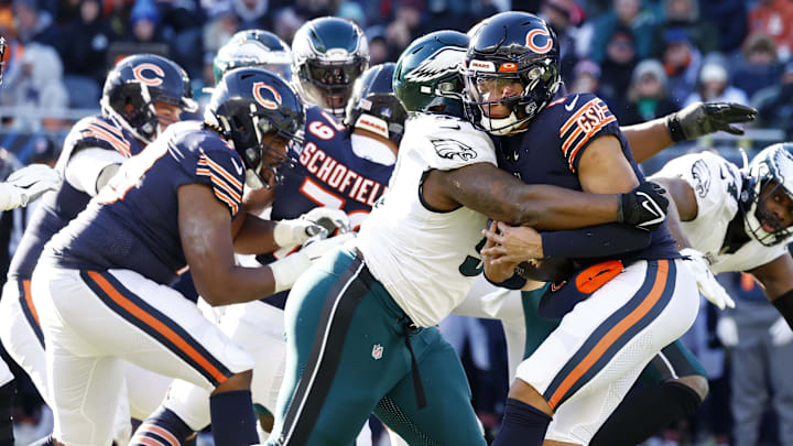 Somehow the lesson from Sunday's Super Bowl is Justin Fields should have been kept as Bears QB? Really?