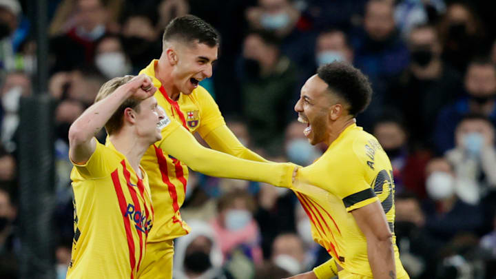 Aubameyang teve atuação de gala no Bernabéu