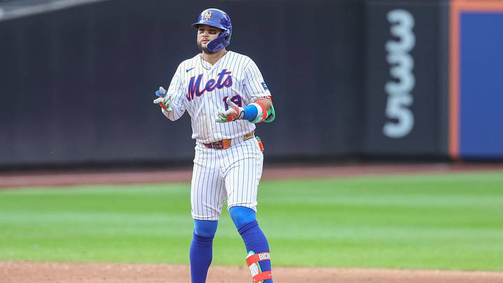 Aug 30, 2026; New York City, New York, USA; New York Mets third baseman Bo Bichette (19) gestures after hitting a double in the sixth inning against the Houston Astros at Citi Field. Mandatory Credit: Wendell Cruz-Imagn Images Aug 30, 2026; New York City, New York, USA; New York Mets third baseman Bo Bichette (19) gestures after hitting a double in the sixth inning against the Houston Astros at Citi Field. Mandatory Credit: Wendell Cruz-Imagn Images