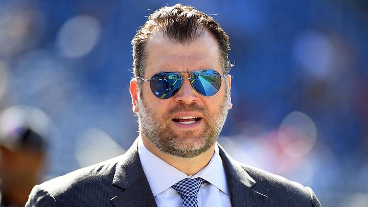 Oct 23, 2016; Nashville, TN, USA; Indianapolis Colts general manager Ryan Grigson prior to the Colts game against the Tennessee Titans at Nissan Stadium. 