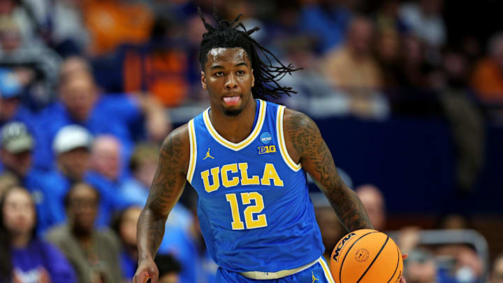 UCLA Bruins guard Sebastian Mack (12). 