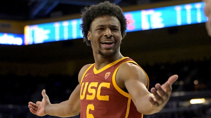 USC Trojans guard Bronny James 