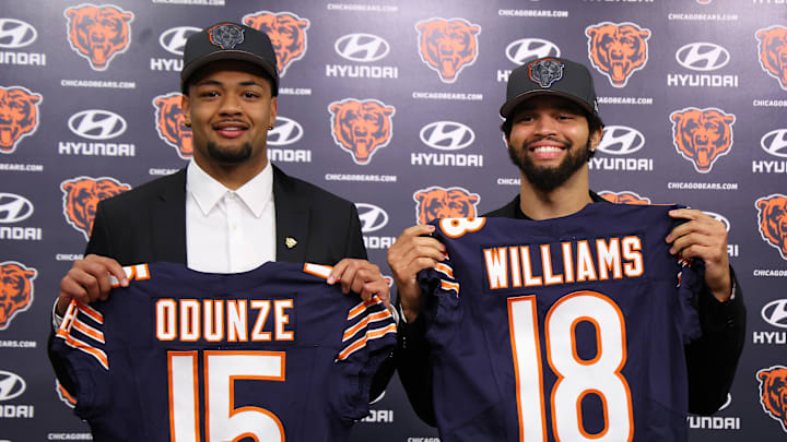 Chicago Bears Introduce Quarterback Caleb Williams And Wide Receiver Rome Odunze