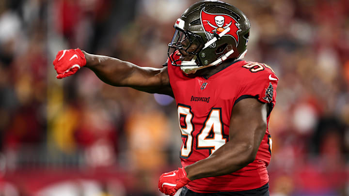 Tampa Bay Buccaneers defensive lineman Calijah Kancey.