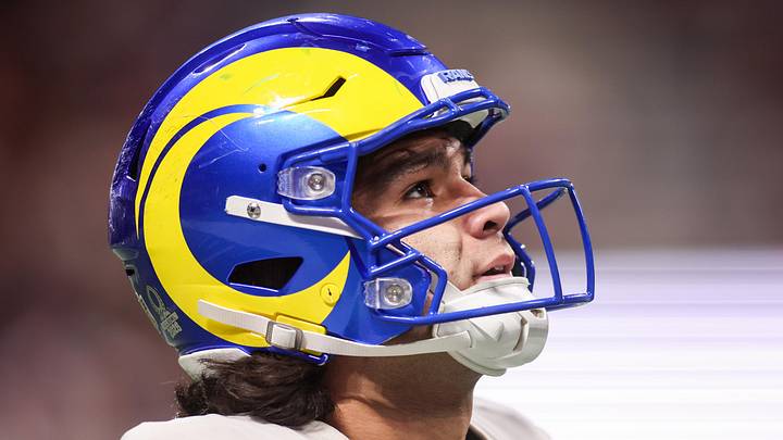 Los Angeles Rams wide receiver Puka Nacua. Los Angeles Rams wide receiver Puka Nacua.