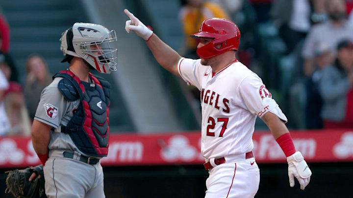 Mike Trout llegó a cinco jonrones en esta temporada de MLB