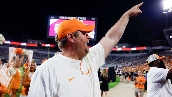 Josh Heupel, Tennessee v Mississippi State Josh Heupel, Tennessee v Mississippi State