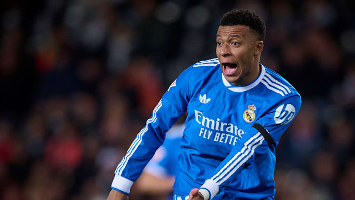 Kylian Mbappé, SPAIN-VALENCIA-FOOTBALL-LALIGA-VALENCIA CF VS REAL MADRID