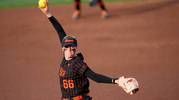 Oklahoma State Cowgirls pitcher Ruby Meylan.