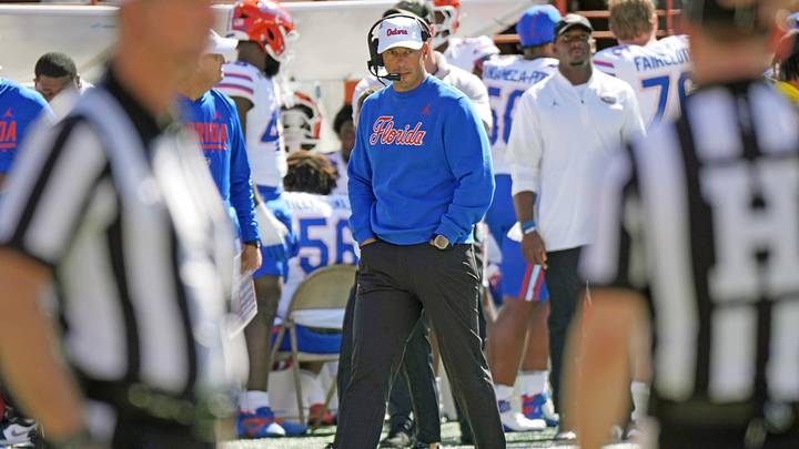 Oct 17, 2026; Austin, Texas, USA; Florida Gators hc Head Coach Jon Sumrall during the first half against the Texas Longhorns at Darrell K Royal-Texas Memorial Stadium. Mandatory Credit: Scott Wachter-Imagn Images Oct 17, 2026; Austin, Texas, USA; Florida Gators hc Head Coach Jon Sumrall during the first half against the Texas Longhorns at Darrell K Royal-Texas Memorial Stadium. Mandatory Credit: Scott Wachter-Imagn Images