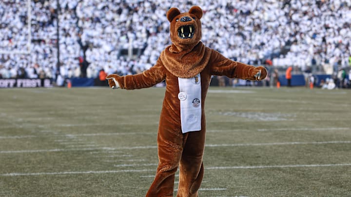 The Penn State Nittany Lions mascot Mandatory Credit: Vincent Carchietta-Imagn Images