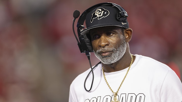Colorado Buffaloes head coach Deion Sanders