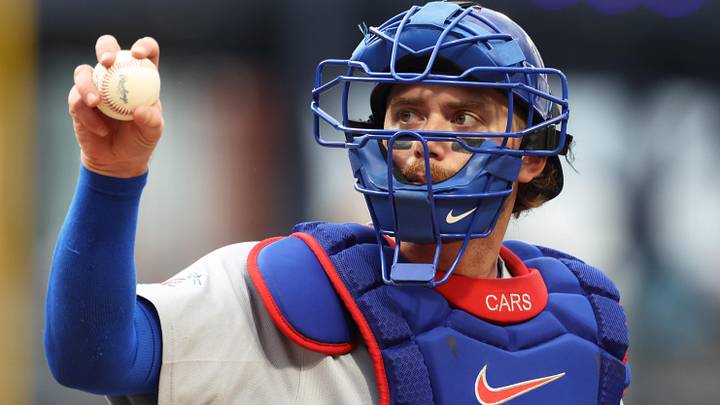 Chicago Cubs catcher Carson Kelly Chicago Cubs catcher Carson Kelly