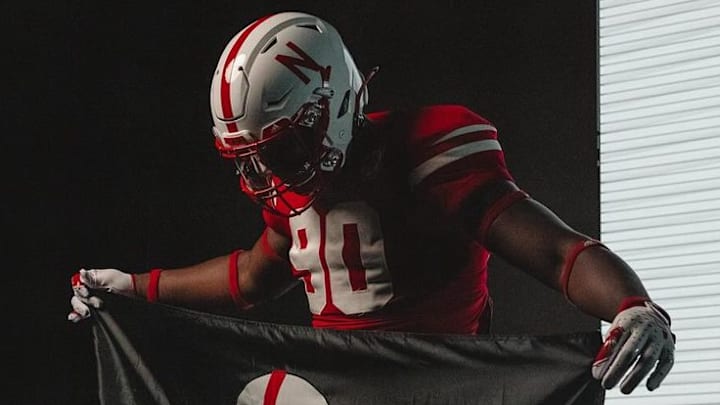 Nebraska Football Commit Malcolm Simpson on visit in Lincoln, Nebraska.