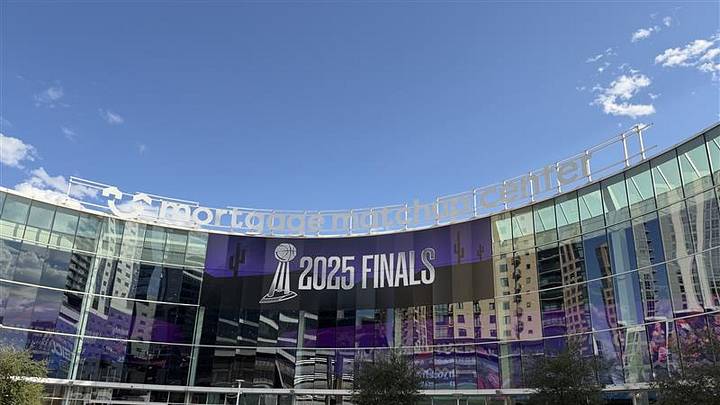 Game 3 of the WNBA Finals between the Phoenix Mercury and Las Vegas Aces was held at the Mortgage Matchup Arena in Phoenix on Oct. 8, 2025.