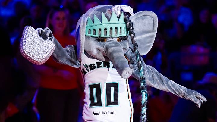 New York Liberty mascot Ellie the Elephant 