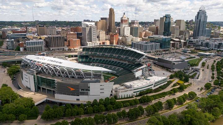 Paycor Stadium, home of the Cincinnati Bengals, in downtown Cincinnati on Friday, May 23, 2025.