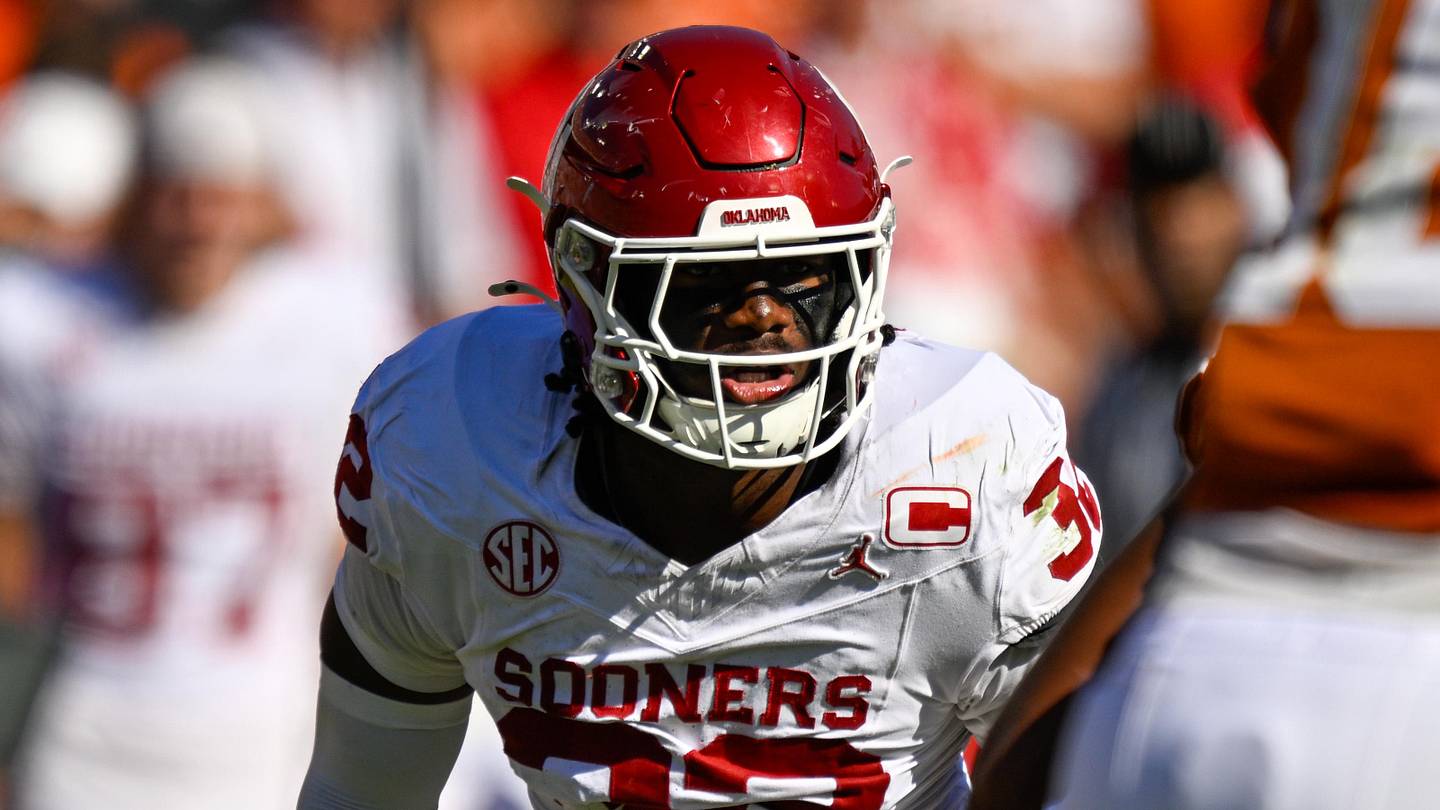 Oklahoma DE R Mason Thomas Ruled Out of Alabama Game