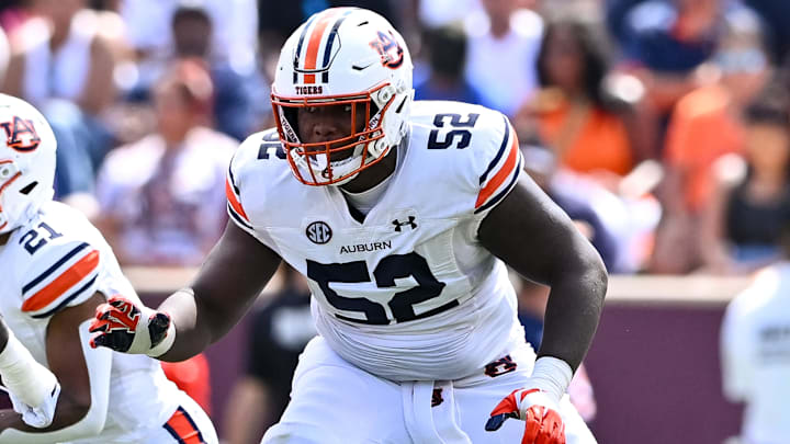 Auburn Tigers offensive lineman Dillon Wade.