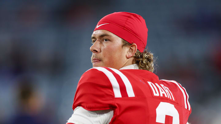 Dart warms up ahead of the Gator Bowl. Dart warms up ahead of the Gator Bowl.