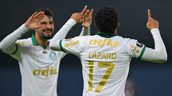 Lázaro chegou ao Palmeiras em 2024